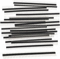 20 PCS Male Header Pins, 2.54 Mm 40 Pin Header Strip Breakaway Headers