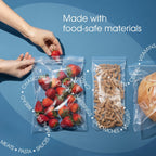 6” X 9” (100 Count) Quart Clear Reclosable Zip Plastic Poly Bags