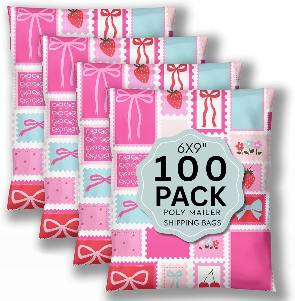 Cute 6x9 Poly Mailer Packaging Bags for Small Business