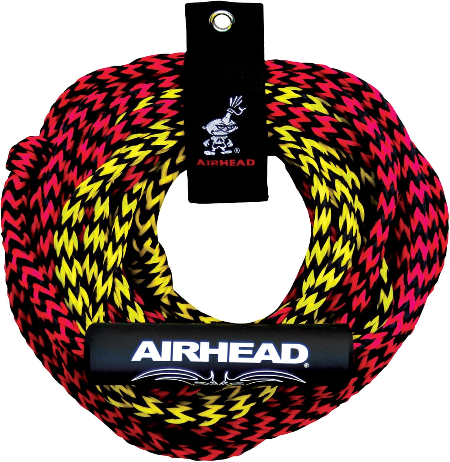 1-4 Person Tow Rope for Towable Tubes, 60 ft Heavy Duty 2-Section Boat Towline for Tubing, UV Resistant 16 Strand