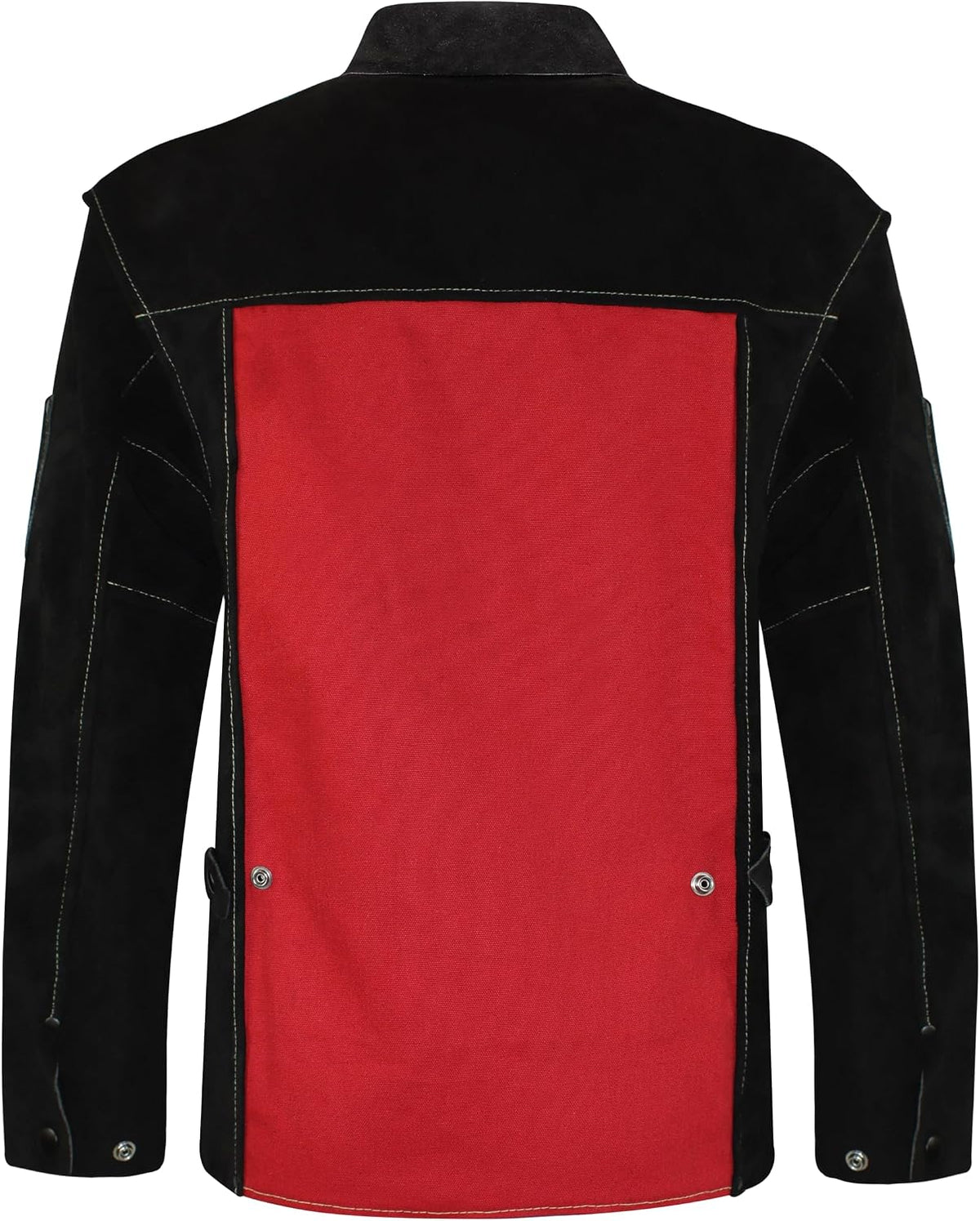 Black Leather Welding Jacket,Flame Heat Resistant