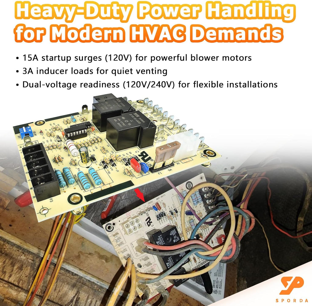 ST9120C Furnace Fan Control Board fits for Honeywell Furnace Fan