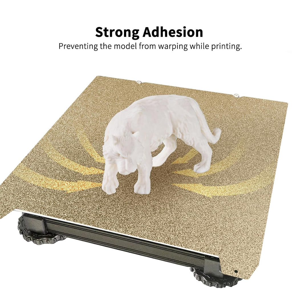 Double Sided Textured PEI Sheet 235x235mm, Flexible PEI Spring Steel (No Magnetic Build Plate) for Creality