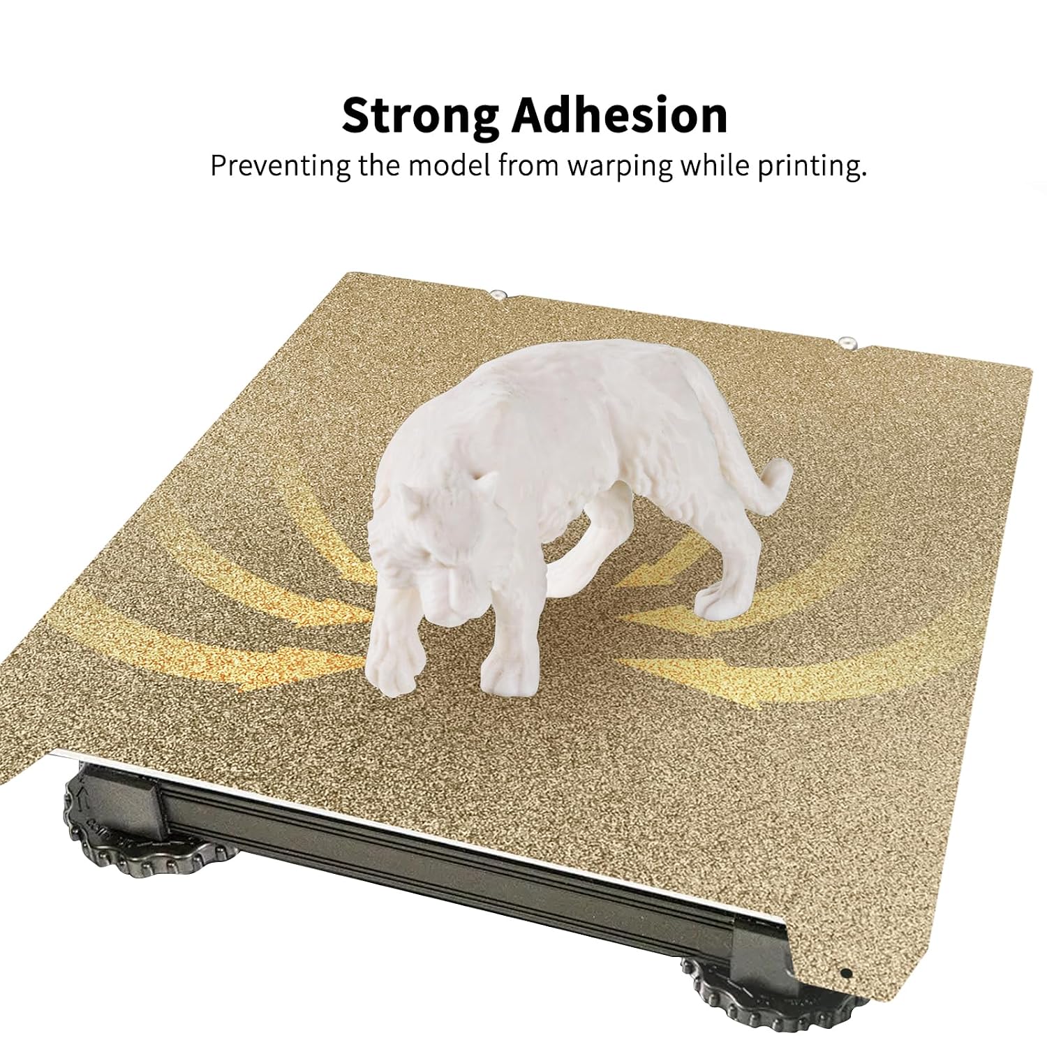 Double Sided Textured PEI Sheet 235x235mm, Flexible PEI Spring Steel (No Magnetic Build Plate) for Creality