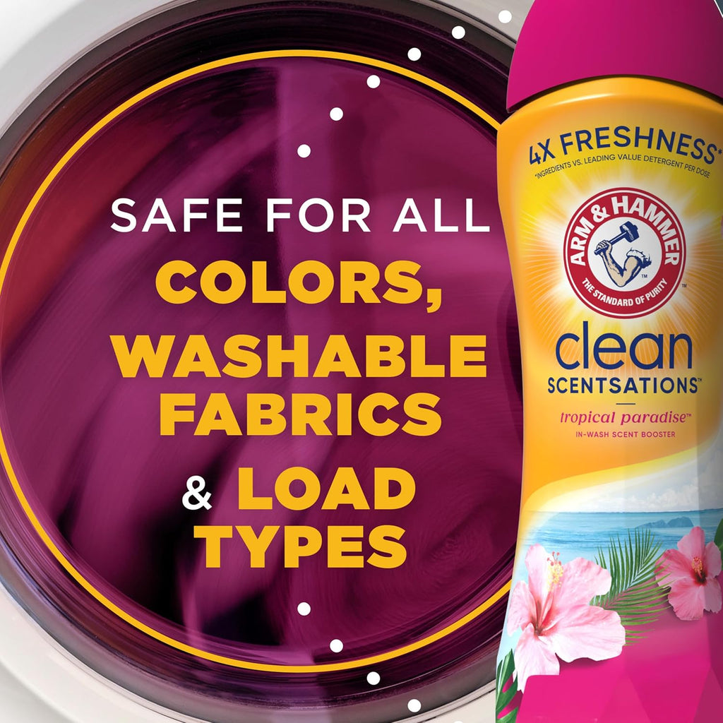 Clean Scentsations Laundry Scent Booster, Tropical, 45 Oz