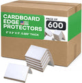 Cardboard Edge Protectors 2 x 2 x 3" (600-Pack), 0.225" Thick