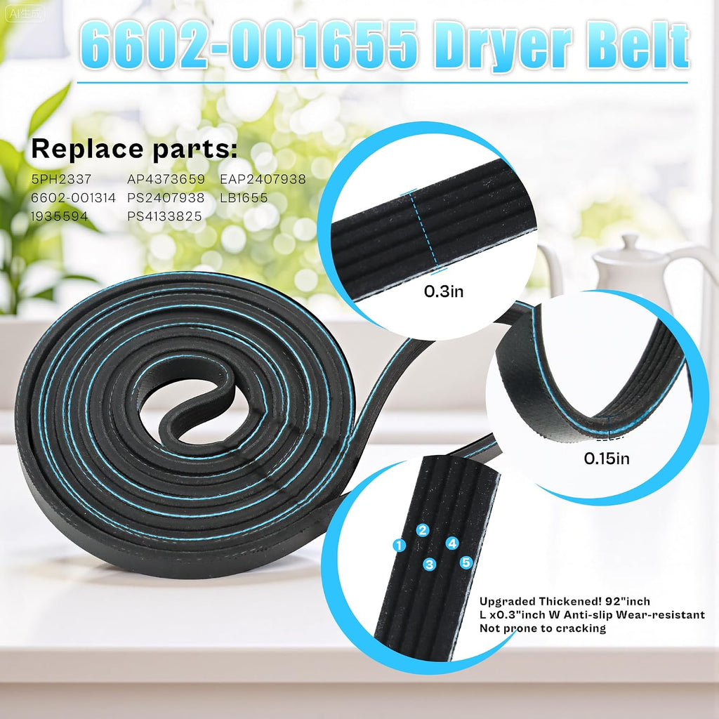 TOMOON DV45H7000EW/A2 DV42H5200EW/A3 Dryer Roller Kit fit for Samsung
