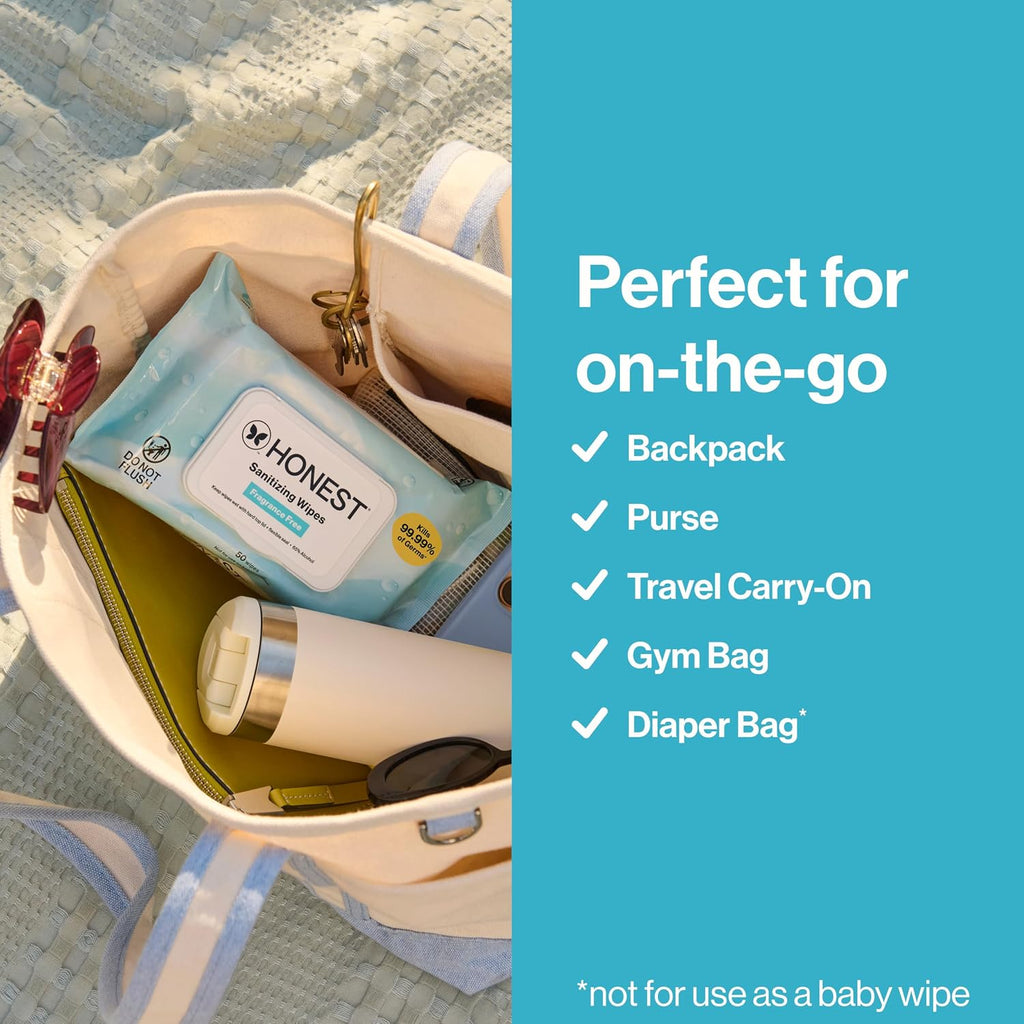 Sanitizing Wipes, Fragrance-Free, Antibacterial, 150ct