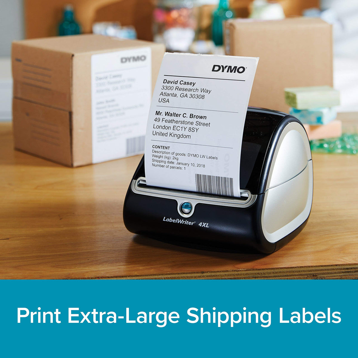 LabelWriter 4XL Thermal Label Printer (1755120) (Renewed)