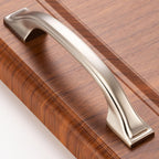 Brushed Nickel Cabinet Pulls 3 Inch Silver Drawer Pull 10 Pack 8222