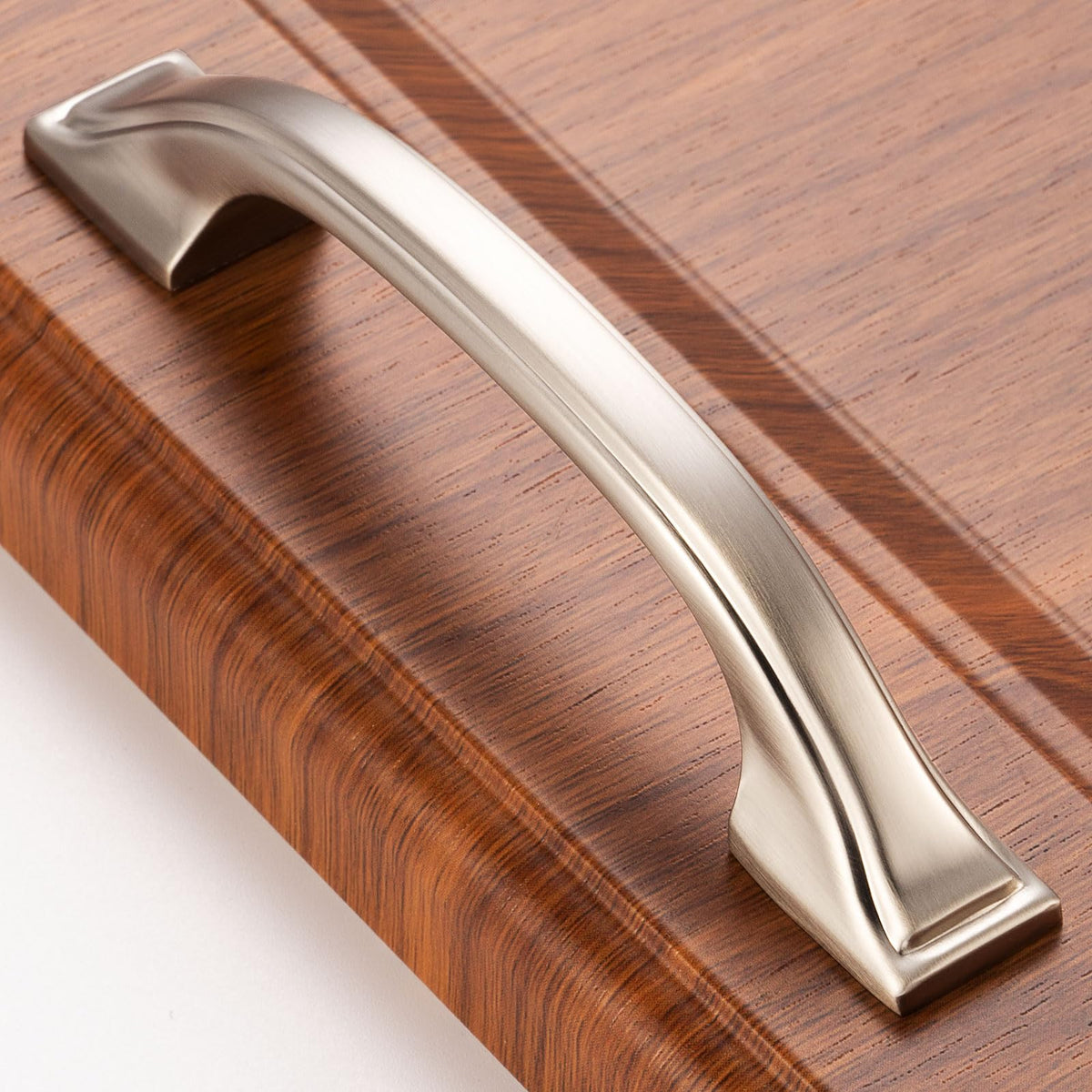 Brushed Nickel Cabinet Pulls 3 Inch Silver Drawer Pull 10 Pack 8222