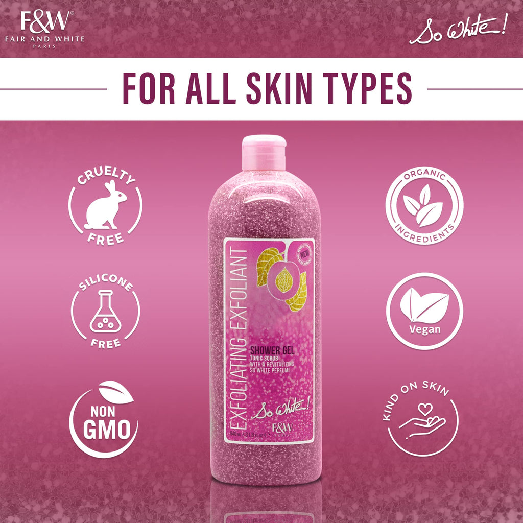 So White Exfoliating Shower Gel/Tonic Scrub 940ml / 31.8fl.oz.