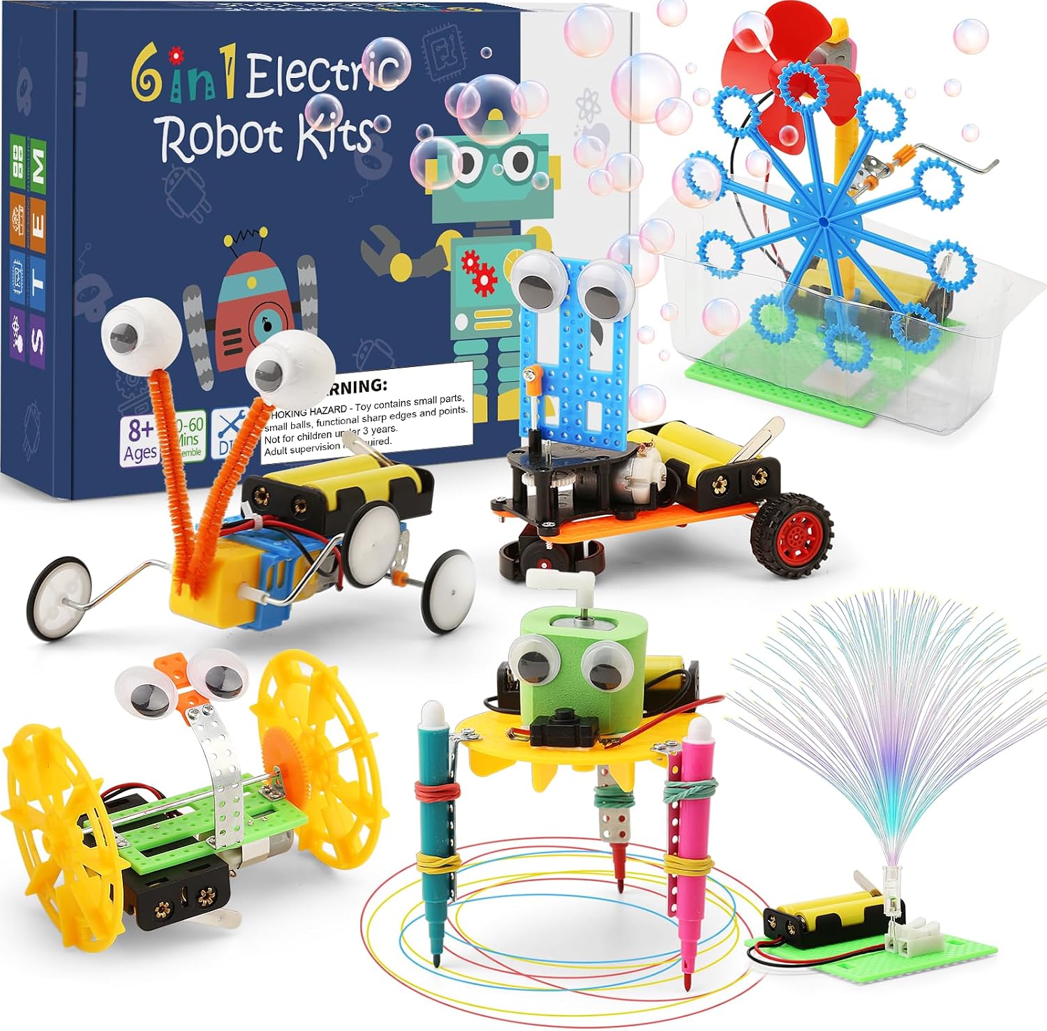 STEM Robotics Science Kits for Kids Ages 8-12 8-10, STEM Toys for Boys 8-13 | Build A Engineering Robot Building Toys