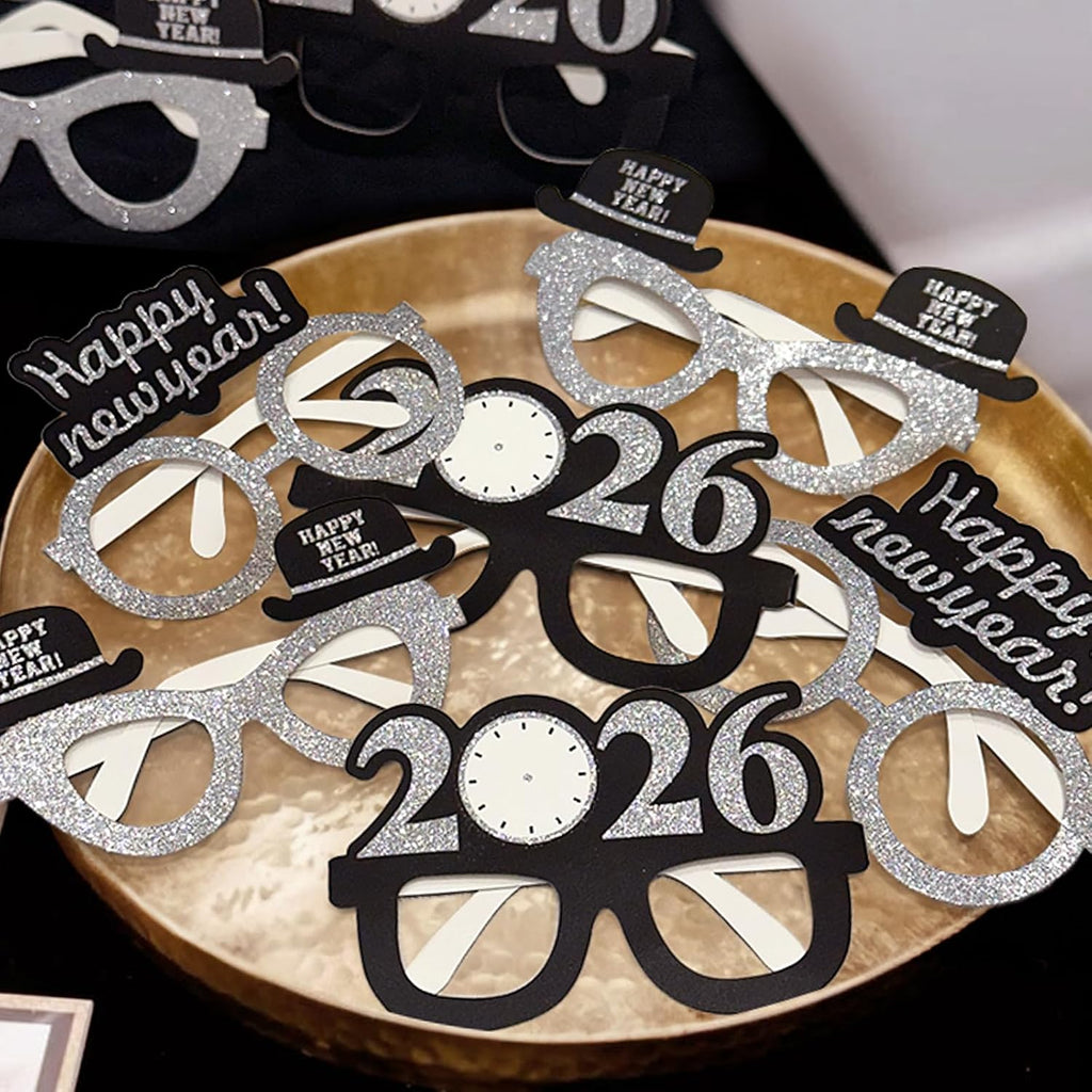 New Years Eve Party Supplies - New Years Decorations 2026 - 98 Pcs Sets With Happy New Year Balloons,Disco Balls