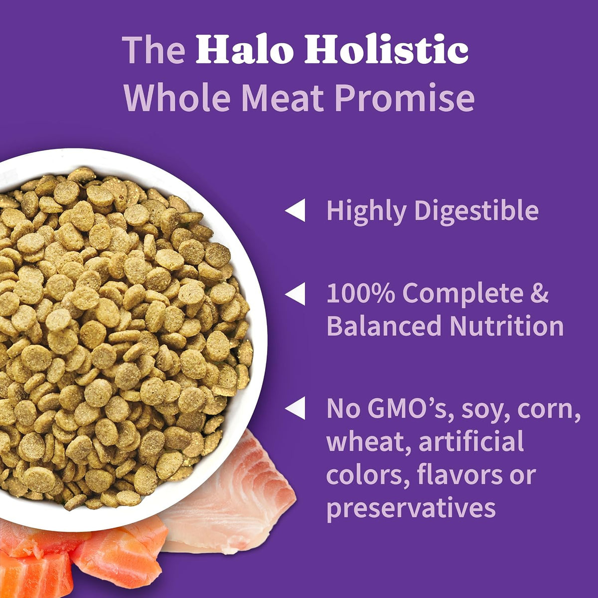 Holistic Small Breed Dog Food, Wild-Caught Salmon & Whitefish, 3.5 lb