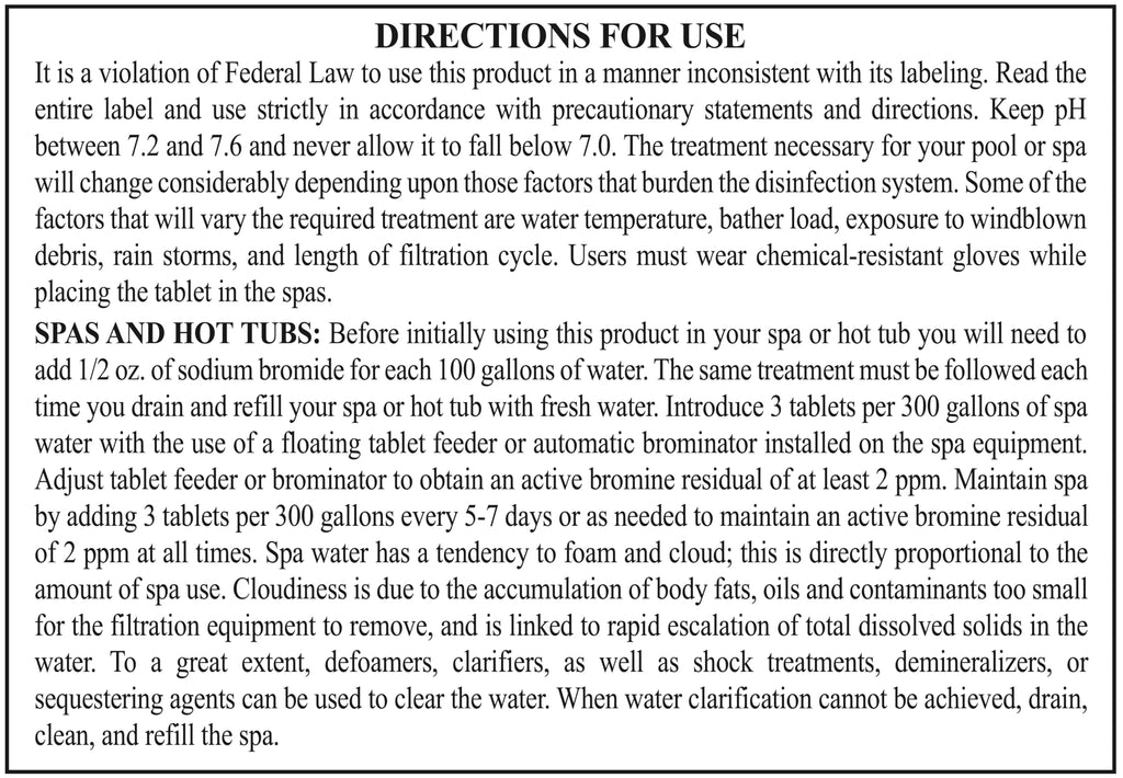 Premium Bromine Spa Kit, Made in USA