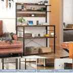 Bakers Rack with Power Outlet & RGB LED, 31.5 In Coffee Bar Table