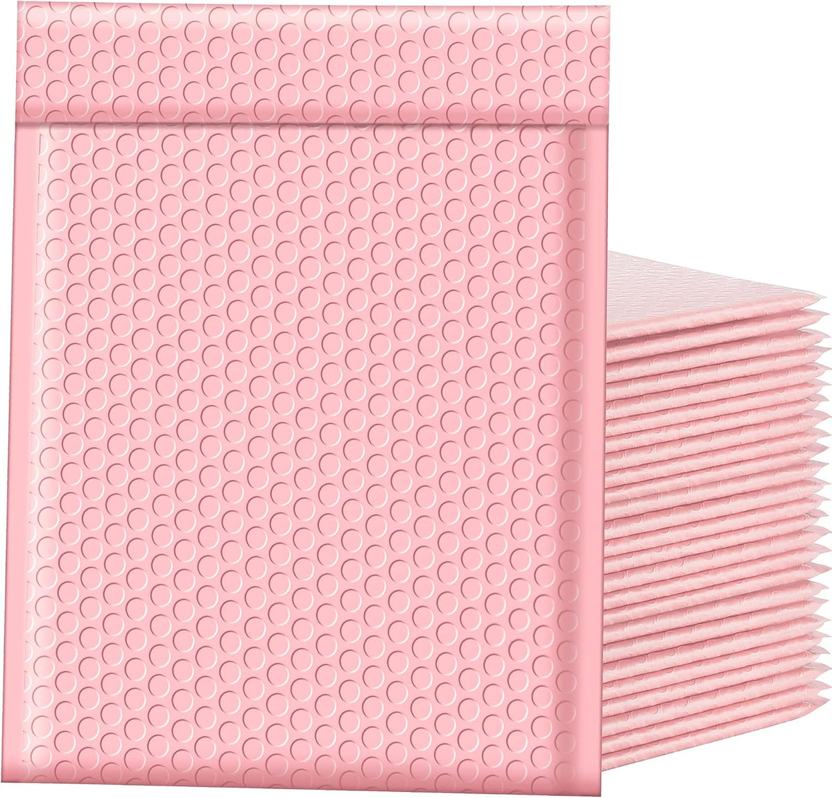 Bubble Mailers 8.5x12 Inch 25pc Light Pink Shipping Bags, Chic Packaging Bags For Small Business, Colored Padded