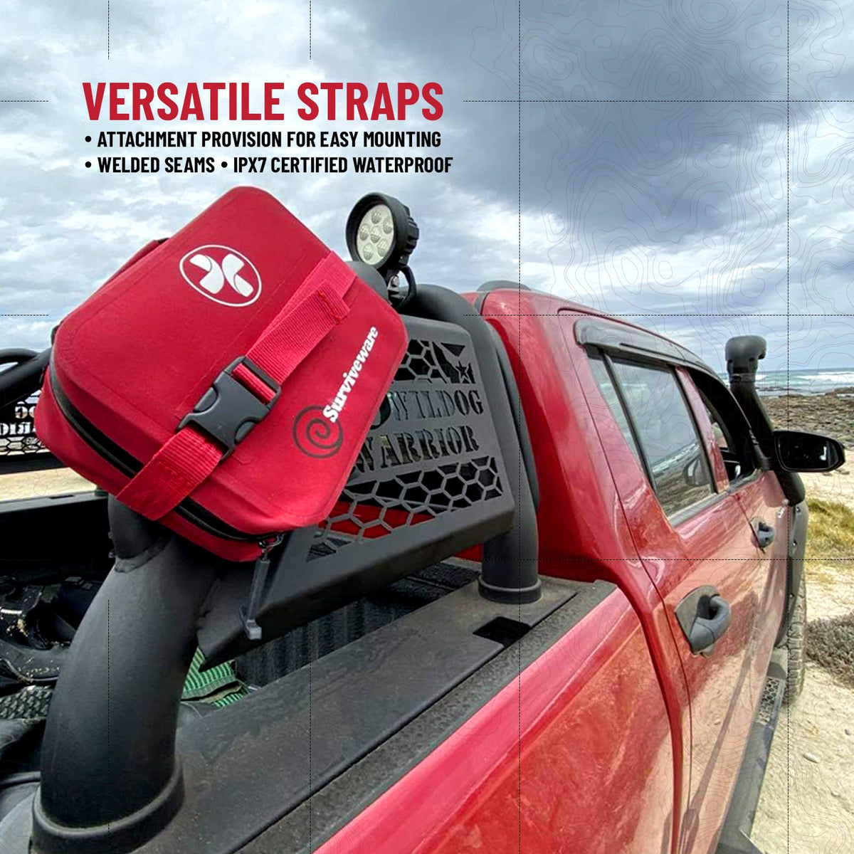 Comprehensive Waterproof Premium Survival First Aid Kit