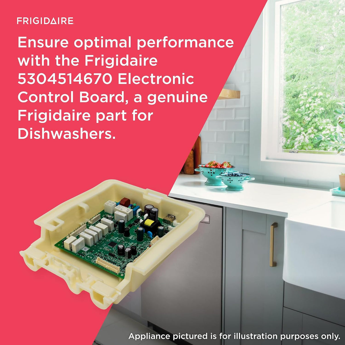 Frigidaire 5304514670 Electronic Control Board for Dishwashers