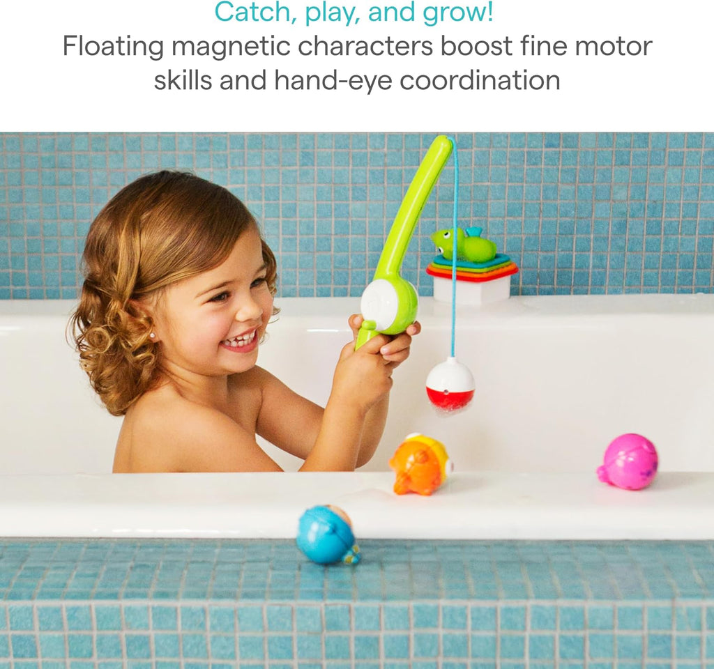 Fishin' Magnetic Baby and Toddler Bath Toy, 4pc Set