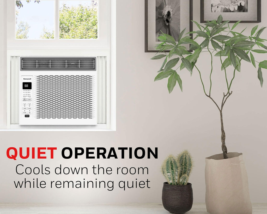 6,000 BTU Digital Window Air Conditioner, Remote, 4 Modes, Eco, 250 sq ft Coverage