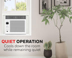 6,000 BTU Digital Window Air Conditioner, Remote, 4 Modes, Eco, 250 sq ft Coverage
