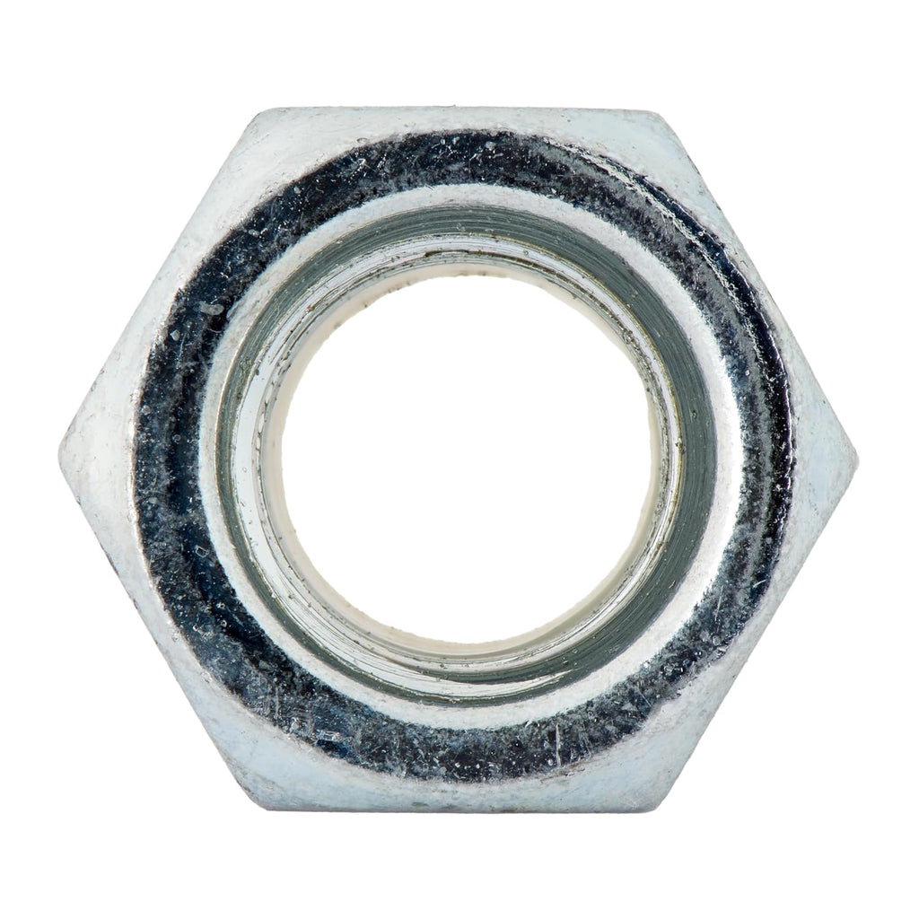 3/8"-16 (100 Pack) Nylock Hex Nuts, Grade 2, Nylon Insert Locknut by Makers Bolt
