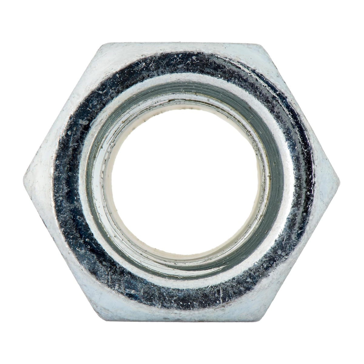 3/8"-16 (100 Pack) Nylock Hex Nuts, Grade 2, Nylon Insert Locknut by Makers Bolt