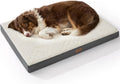 Dog Beds Large Sized Dog - Comfy Flat Pet Beds with Removable Washable Cover, Orthopedic Egg Crate Foam Puppy Mat