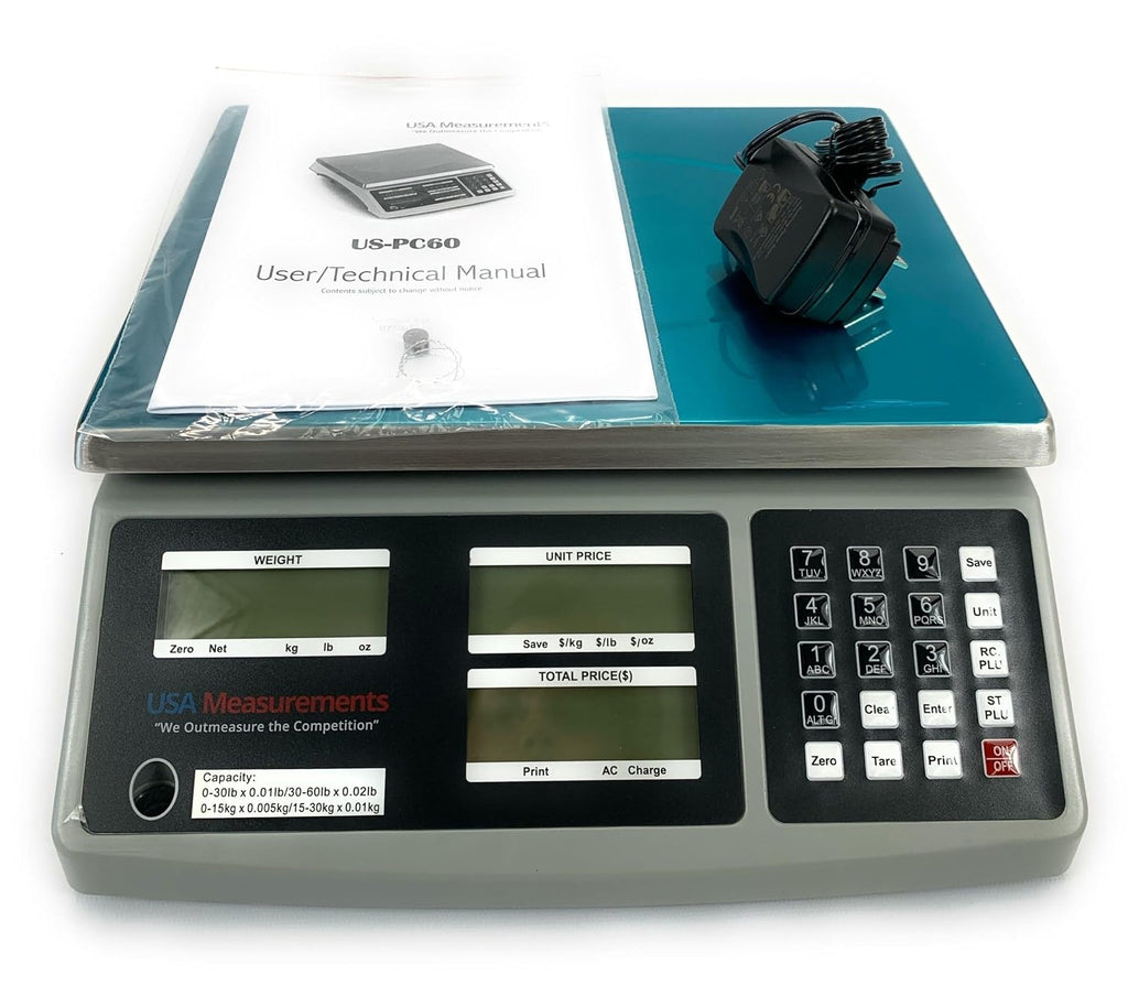 US-PC60 “The Pricer” Computing Scale (60 lb x .02 lb)