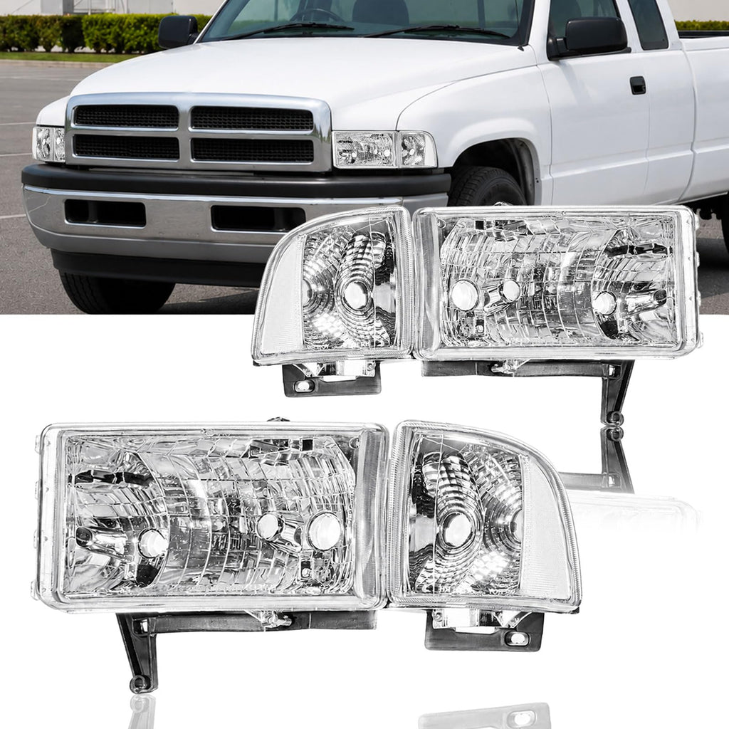 Headlights Assembly for 1994-2001 Dodge Ram 1500