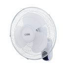 16 inch Wall Fan with Remote, White (CCFWR16W)