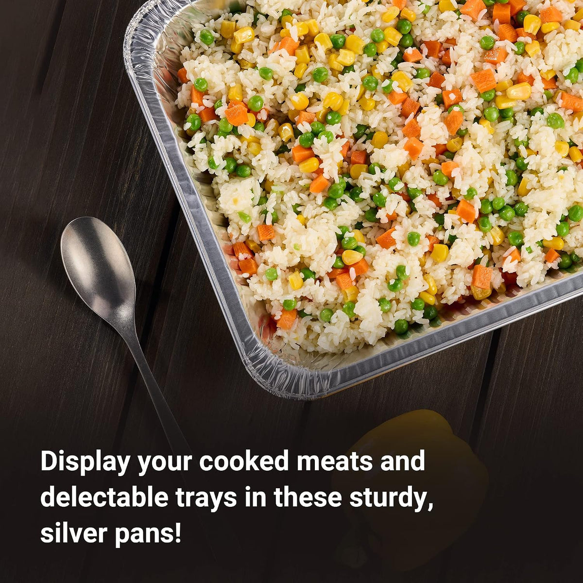 Aluminum Pans Half Size, 9X13, Extra Heavy Duty Disposable Foil Pans For Baking (30 Pack) Roasting & Chafing, Deep
