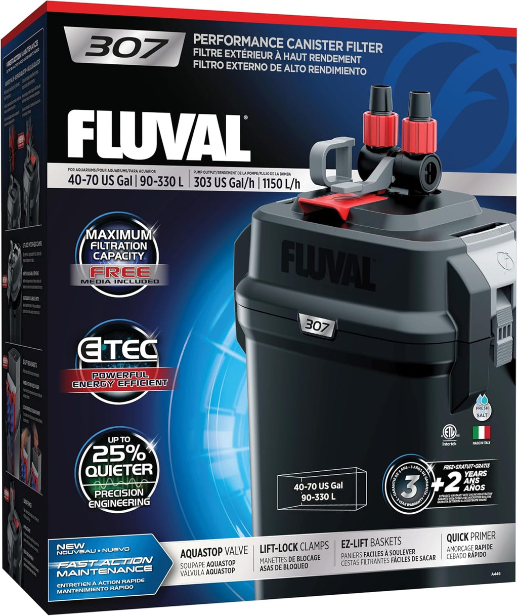 307 Perfomance Canister Filter for Aquariums up to 70 Gallons