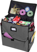 Unique Holiday Storage Organizer Gift Bag and Wrapping Accessories (Gray)