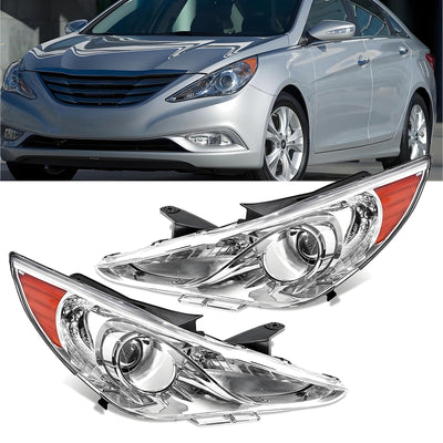 Headlights Headlamp Assembly for 2011 2012 2013 2014 Hyundai Sonata