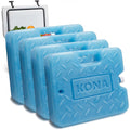 Blue Ice Large Ice Packs for Coolers, 4 Pack, Reusable