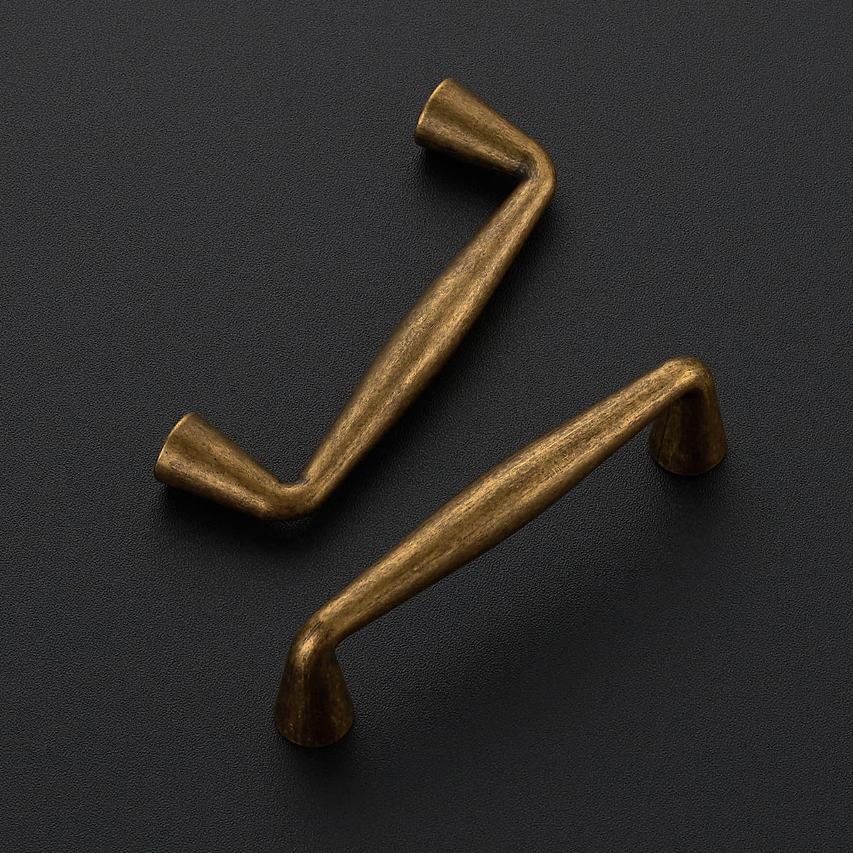 Antique Brass Cabinet Handles Solid Handles,3 Inch,30 Pack