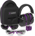 Shooting Ear & Eye Protection Kit, Combined NRR 38 | Every option stores in a hard clip-on case. You get anti-fog