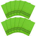 12 Pack Korean Exfoliating Mitts, Body Scrub, 8 x 5.5 in, Green