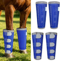 Reflective Horse Fly Boots Set of 4, Loose Fitting Leggings for Horses, Equine Fly Leg Wraps Socks for 4 Legs