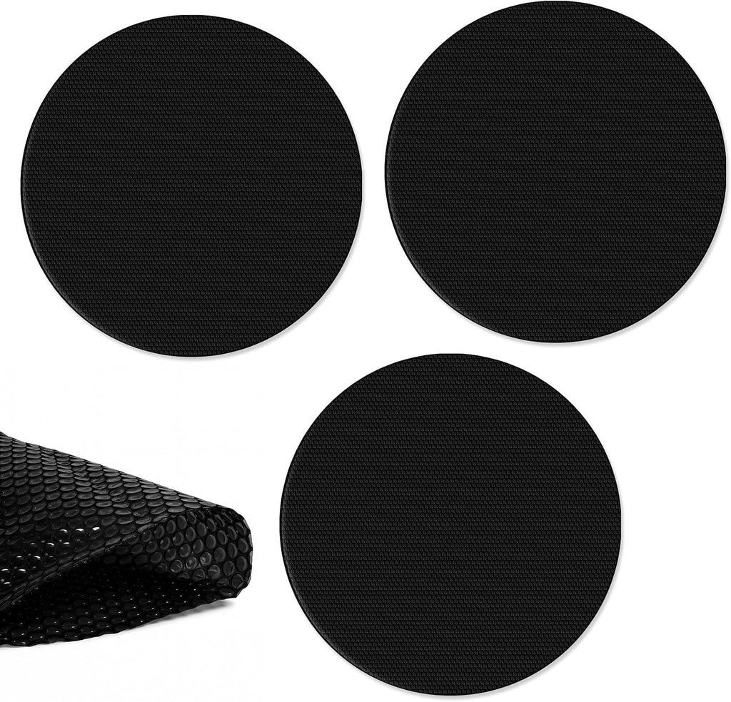 3 Pack Solar Pool Covers 6 Ft Round Pool Blankets for Heat Retention | Bubble Layer Design, 7.28 Mil Thickness