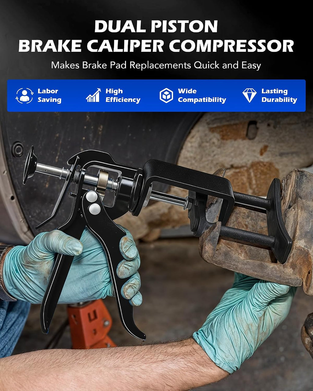 OMT Dual Piston Brake Caliper Compressor Brake Piston Compressor Tool