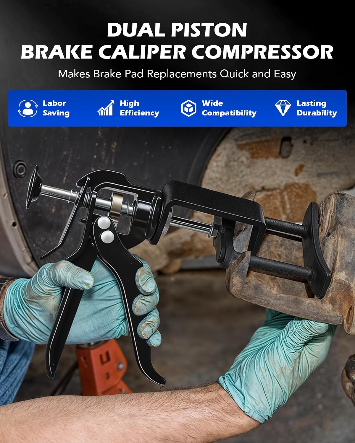 OMT Dual Piston Brake Caliper Compressor Brake Piston Compressor Tool