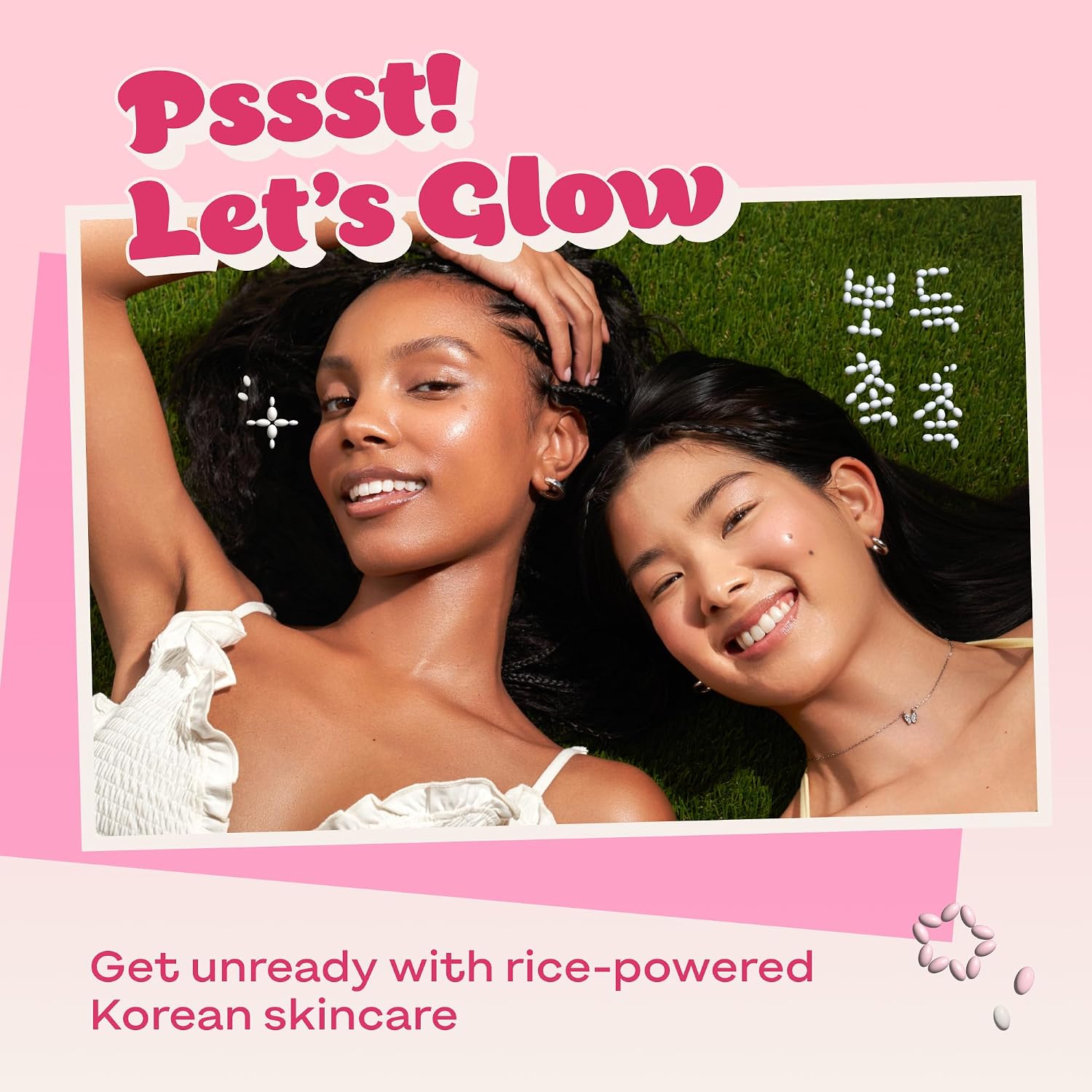 Rice Water Bright Foaming Cleanser, Hydrating Korean Face Wash with Ceramides, Deep Pore Cleansing, All Skin Types