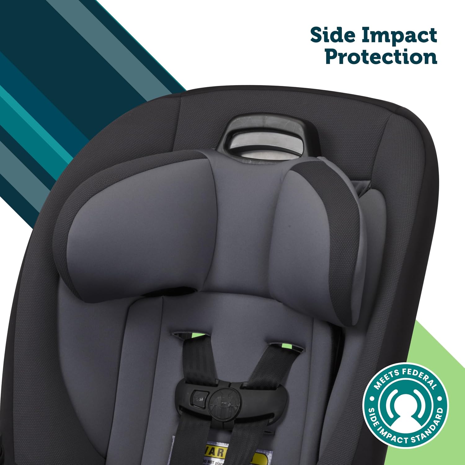 Ellaris 3-in-1 Convertible Car Seat, Slim Fit Design, Rear & Forward-Facing, 5-Position Headrest, Travel-Friendly