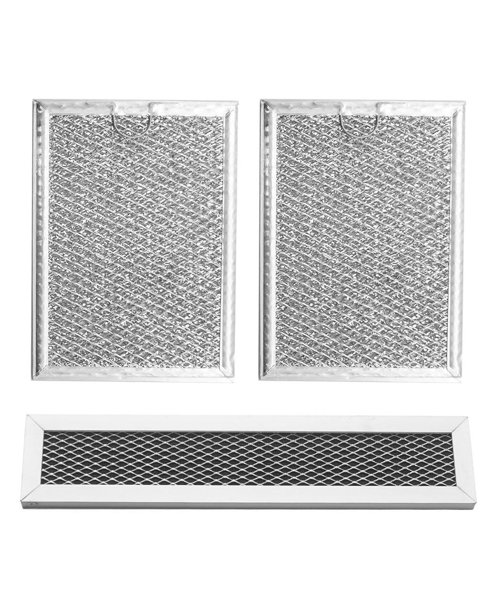 PVM9005SJ1SS 3pcs Microwave Grease&Charcoal Filter Set