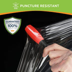 PSBM Cast Hand Plastic Stretch Wrap/Shrink Film 15" x 2000 Ft 60 GA 4 Rolls