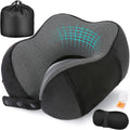 Neck Pillow for Traveling, Travel Pillows for Airplanes,100% Pure Memory Foam Travel Neck Pillow, Adjustable Flight